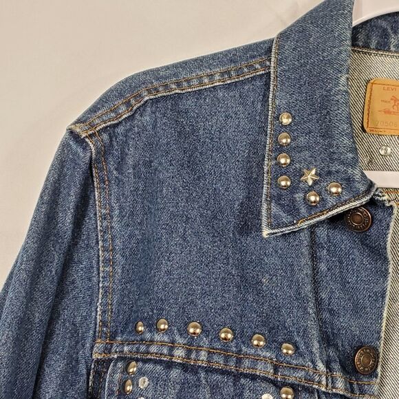 Vintage 80's Levi's Trucker Jacket III - Size 40 - Picture 3 of 16